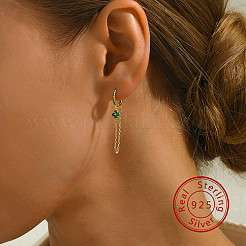 Boucles d'oreilles créoles en zircone cubique&nbsp;DM6204-1