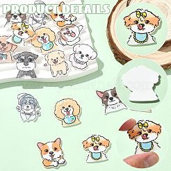 20 Stück 10 Stile Acryl-Cabochons&nbsp;SACR-CJ0001-87
