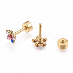 Tappi per lobi auricolari in acciaio inossidabile 304&nbsp;EJEW-H105-11A