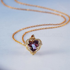 4 Stück Messing-Strass-Anhänger&nbsp;KK-SZ0005-34