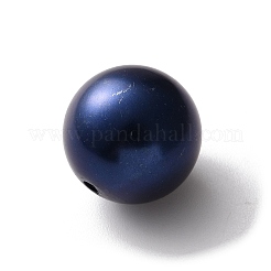 Perles rondes en plastique ABS d'imitation perle&nbsp;OACR-XCP0001-15