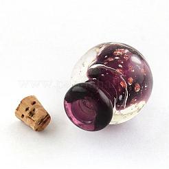 Lumineux à la main pendentifs en verre de sable d'or&nbsp;LAMP-S177-04A