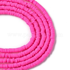 Chapelets de perle en pâte polymère manuel&nbsp;CLAY-R089-4mm-Q031
