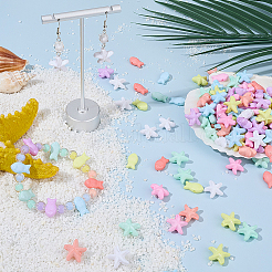 260pcs 13 couleurs perles acryliques opaques&nbsp;MACR-SP0002-28