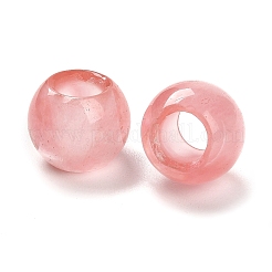 Kirschquarzglas europäische Perlen&nbsp;G-R488-01F
