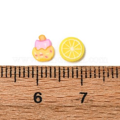 Cabochon in pasta polimerica fatti a mano e perline di plastica per la creazione di gioielli fai da te&nbsp;CLAY-B007-04A