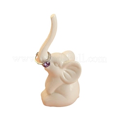 Espositori per anelli in porcellana a forma di elefante&nbsp;PW-WGEE39C-01