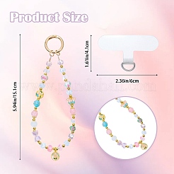 1 pz. cinghie in vetro per cellulare&nbsp;AJEW-SZ0002-95B