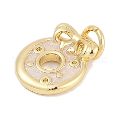 Messing Emaille Anhänger / charms&nbsp;KK-Q028-12B-G