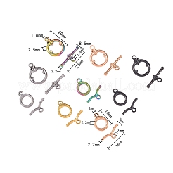 Chiusure a ginocchiera in acciaio inox 304 con placcatura sotto vuoto in PVD&nbsp;STAS-SZ0001-09