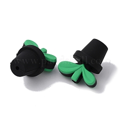Perles de silicone écologiques de qualité alimentaire pour pot de feuilles&nbsp;SIL-WH0014-18E