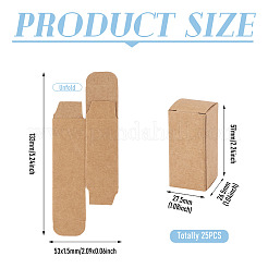 Boîtes de rouge à lèvres pliantes en papier kraft&nbsp;CON-TAC0128-001C