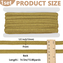 Polyester-Vorhangspitzen-Trimmerband&nbsp;DIY-WH0700-05C