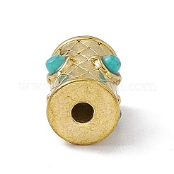 Säule aus Edelstahl 304 mit rautenförmigen Perlen&nbsp;STAS-E179-14G