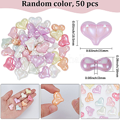 50 Stück UV-beschichtete undurchsichtige Acrylperlen&nbsp;OACR-SP0001-90