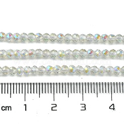 Fili di perle di vertro placcato&nbsp;EGLA-P055-01B-FR01