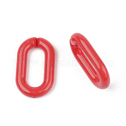 Opake Acryl Verknüpfung Ringe&nbsp;OACR-T024-02-G03