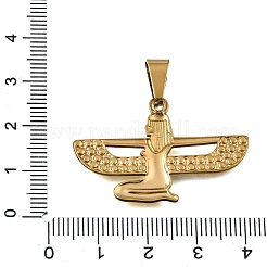 Anhänger aus Edelstahl 304 und Kristallstrass&nbsp;STAS-G400-10G