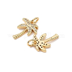 Pendentifs en laiton Shegrace avec micro-pavé de zircone cubique transparente&nbsp;XGRQ2C285-409G