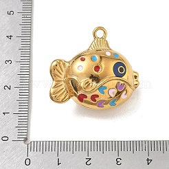 Hohle Anhänger aus Edelstahl 304&nbsp;STAS-L316-17G-01
