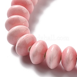 Cuentas de porcelana esmaltada&nbsp;PORC-E017-02B