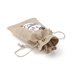 Pochettes de rangement en toile de jute&nbsp;ABAG-TAC0001-11E