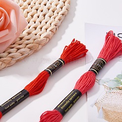 447 couleurs broderie point de croix floss polyester&nbsp;OCOR-WH0012-B01-B
