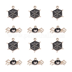 50pcs 2 Arten hellvergoldete Legierungsanhänger&nbsp;ENAM-LS0001-28LG