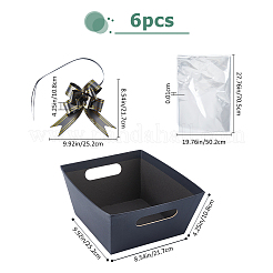 Geschenk-Aufbewahrungsboxen aus Kraftpapier&nbsp;CON-WH0095-164B