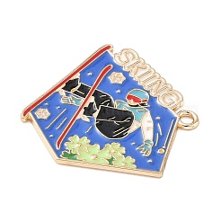 Pendentifs en alliage émaillé pour le sport&nbsp;LS-ENAM-I074-01G-12