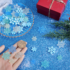 80 Stück 8 Stile Weihnachten durchscheinende Harz Cabochons&nbsp;RESI-SC0003-40