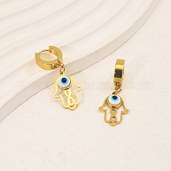 Boucles d'oreilles pendantes créoles en acier inoxydable 304 pour femmes&nbsp;UE5978