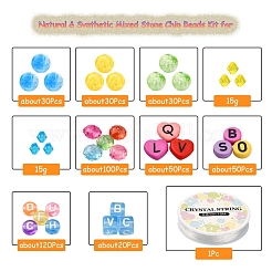 Perles acryliques transparentes et opaques&nbsp;DIY-YW0005-71