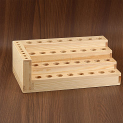 4-stöckiges Farbregal aus Holz&nbsp;AJEW-WH0016-07