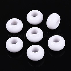 Perles européennes opaques en acrylique sur le thème de Noël&nbsp;SACR-N019-03M