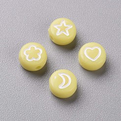 Perline acrilico opaco&nbsp;X-MACR-N008-40H