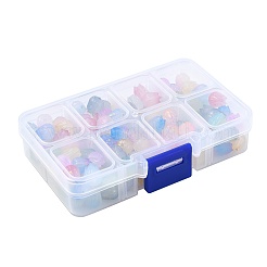 160pcs 8 Farben undurchsichtige Acrylperlen&nbsp;OACR-FS0002-76