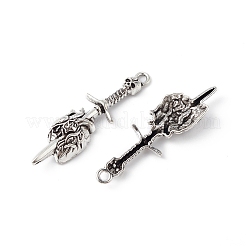 Pendentifs en alliage de style tibétain&nbsp;PALLOY-B011-02AS