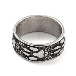 Anello in acciaio inossidabile 304&nbsp;RJEW-B055-10AS
