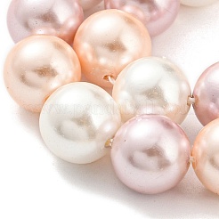 Fili di perle di conchiglie galvanizzate&nbsp;SHEL-F008-03B-06