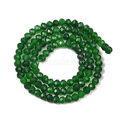 Brins de perles de jade blanc naturel teintées&nbsp;GG-CBAF9EE-A32-3x4mm