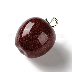 Pendenti grandi in lega e resina &nbsp;LS-RESI-S022-01B