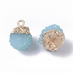 Druzy Harz Anhänger&nbsp;X-RESI-S383-013A