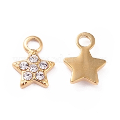 Dijes de rhinestone de acero inoxidable 304&nbsp;STAS-I670-01G