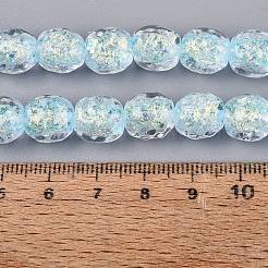 Perles à la main en verre de feuille brins&nbsp;FOIL-Q002-05H