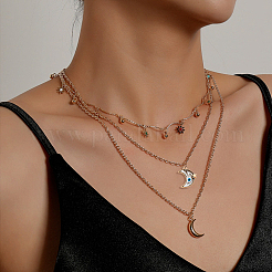 30pcs 5 pendentifs en alliage de couleurs&nbsp;ENAM-HY0001-05