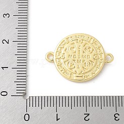 Messing-Anhänger mit der Medaille des Heiligen Benedikt&nbsp;KK-P294-02G