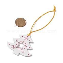 Decorazioni pendenti per albero di Natale in legno di Natale&nbsp;HJEW-JM02166