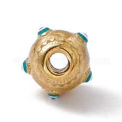 Emailleperlen aus 304 Edelstahl&nbsp;STAS-E179-16G