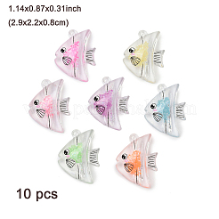 10 pz pendenti acrilici luminosi trasparenti&nbsp;TACR-FP0001-02A